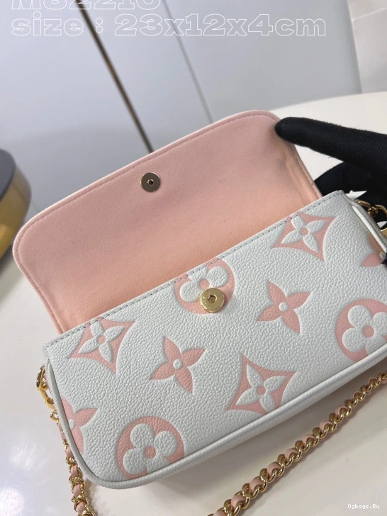 VUITTON Wallet Ivy-23.5*12*4.3cm on Chain LOUIS 0701